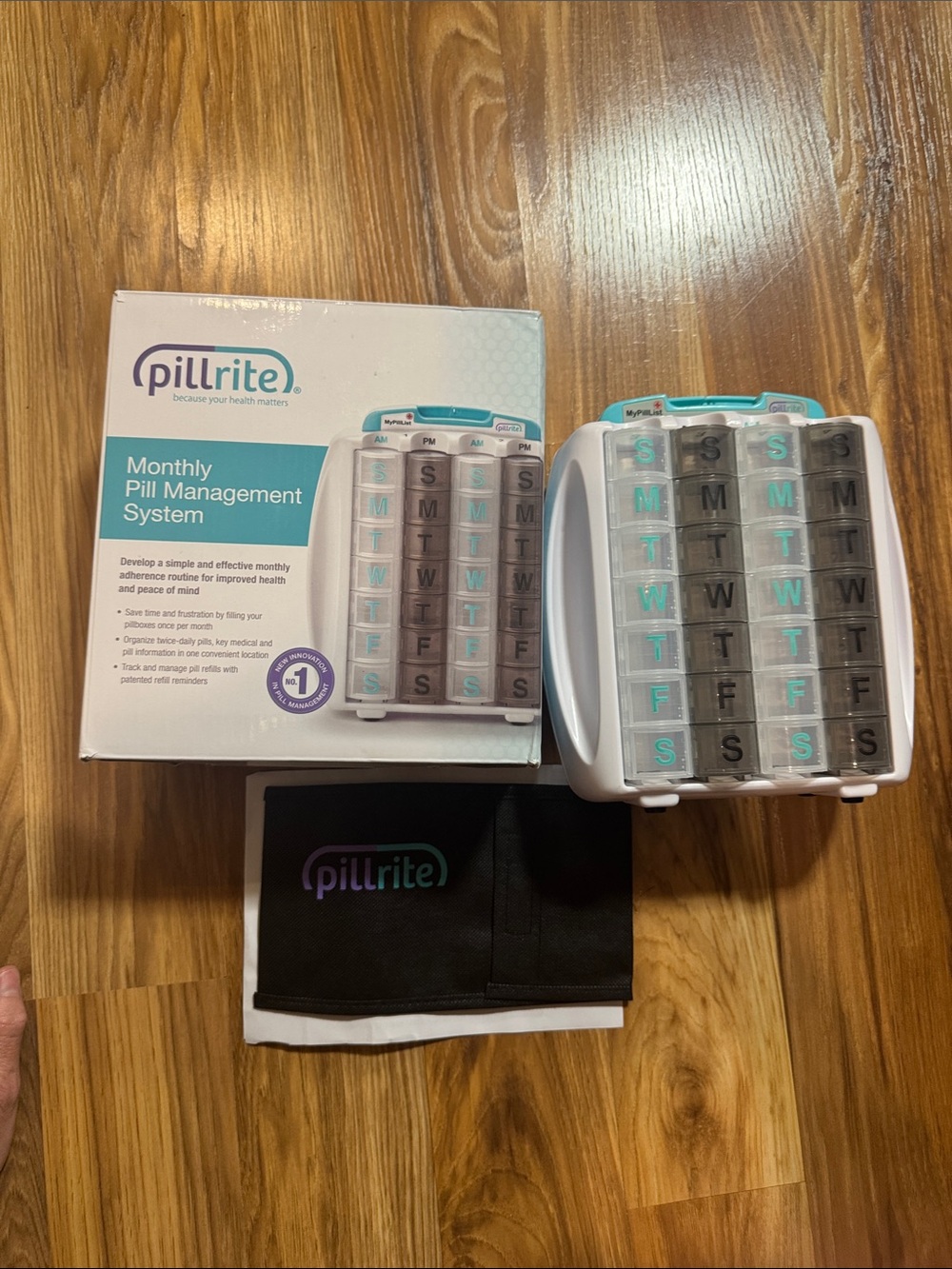 Pillrite Monthly 28 Day Pill Management System New